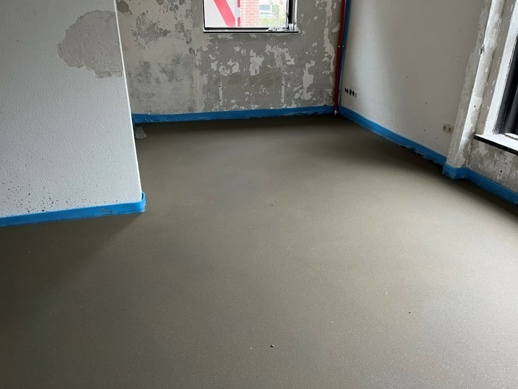 Afwerking en eindvloer als onderdeel van een compleet project